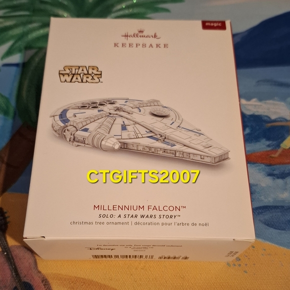 BNIB 2018 Hallmark Keepsake Star Wars MILLENNIUM FALCON Lighted Ornament. - Picture 2 of 15